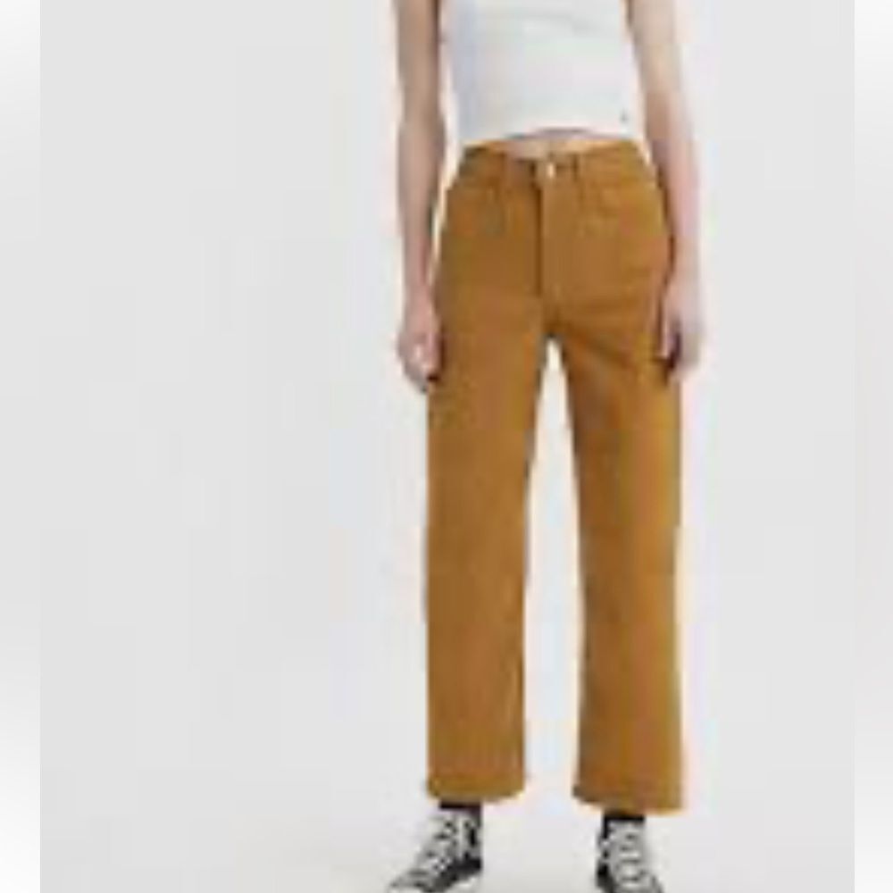 & Other Stories Camel Brown Jeans 26